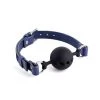Anoeses Restraint Hard Leather Gag Blue