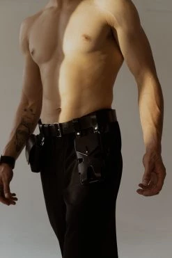 Anoeses Waist Bag Set "JOY" Black Mens