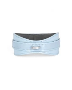 Anoeses Collar "Nellie" Light Blue Patent Restraint