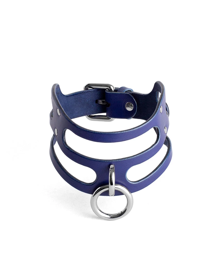Anoeses Collar "Liam" Blue Restraint 3 Anoeses Collar "Liam" Blue Restraint
