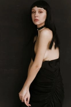 Anoeses Restraint Choker "Delia" Violet