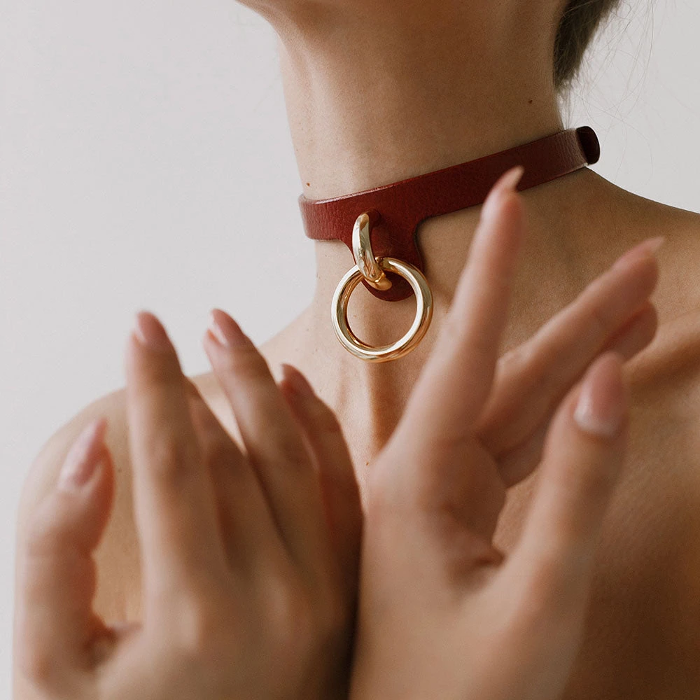 Anoeses Choker "Embla" Red 5 Anoeses Choker "Embla" Red