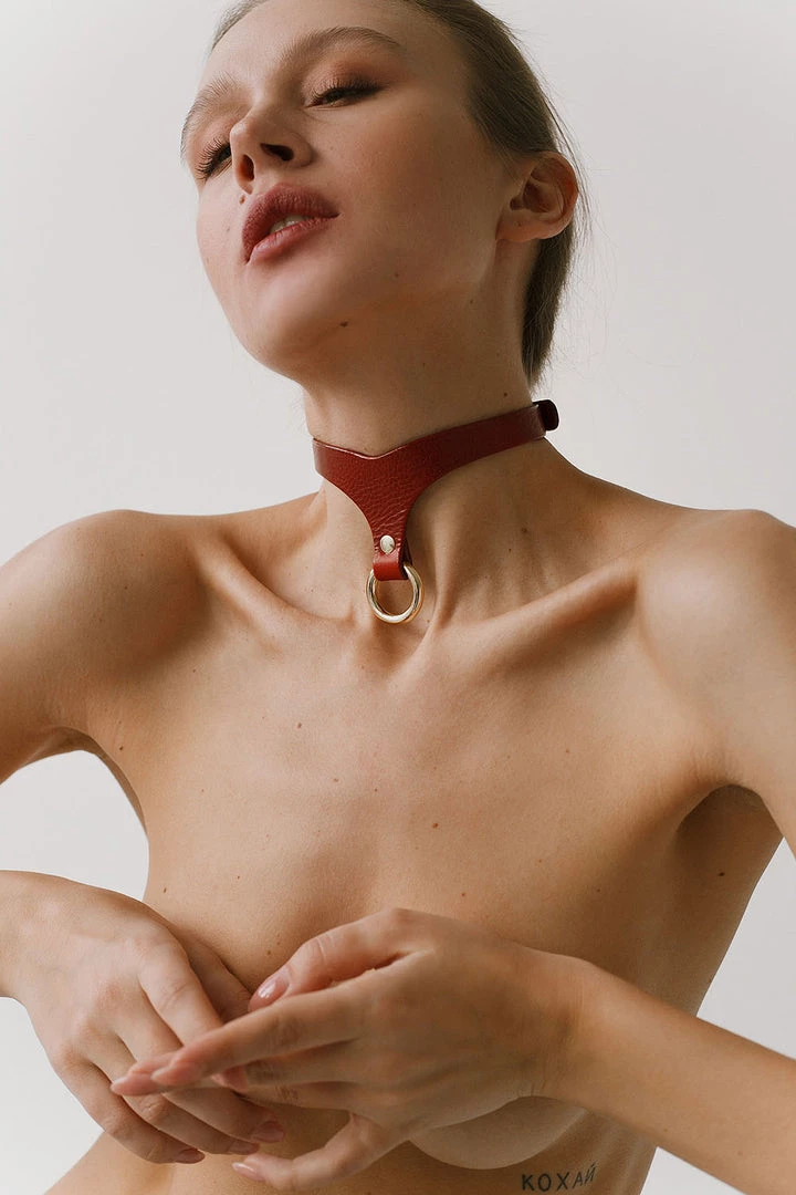Anoeses Restraint Choker "Nevara Mini" Violet 6 Anoeses Restraint Choker "Nevara Mini" Violet