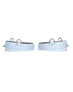 Anoeses Thigh Cuffs "Nellie" Light Blue Patent