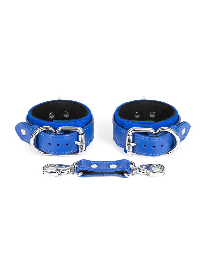 Anoeses Hand & Ankle Cuffs "Aura" Blue Restraint 3 Anoeses Hand & Ankle Cuffs "Aura" Blue Restraint