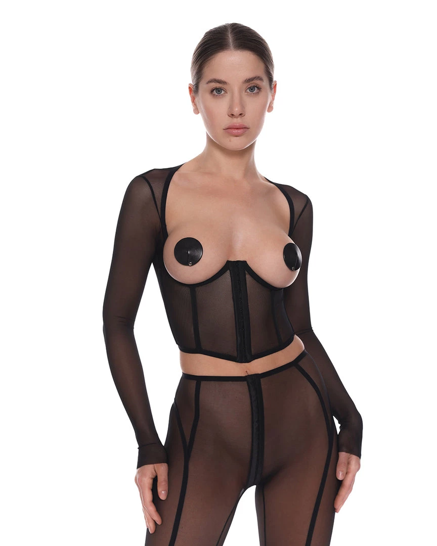 ANOESES Bodysuit Set "Alexa" Black 4 ANOESES Bodysuit Set "Alexa" Black