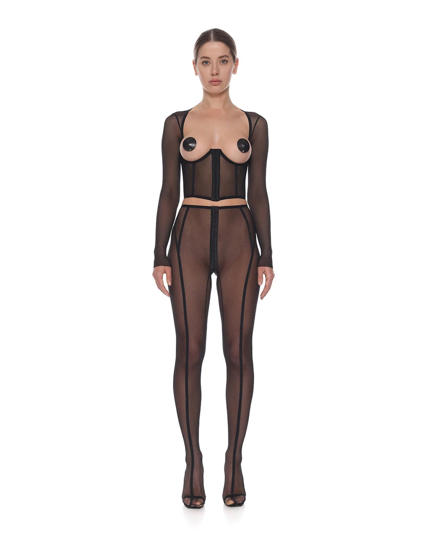 ANOESES Bodysuit Set "Alexa" Black 3 ANOESES Bodysuit Set "Alexa" Black