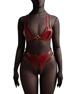 Restrict Panties "Elida" Red (high Waist)