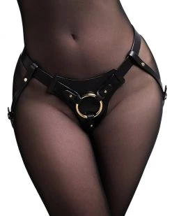 Restrict Panties For Strap-on "West" Black Lingerie