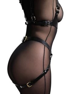 Restrict Panties For Strap-on "West" Black Lingerie 15 Restrict Panties For Strap-on