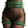 ANOESES Set With Garters "Aura" Green Sets