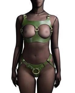 Restrict Lingerie Panties For Strap-on "West" Green 11 Restrict Lingerie Panties For Strap-on