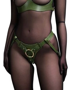 Restrict Lingerie Panties For Strap-on "West" Green