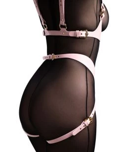 Restrict Panties For Strap-on "Lora" Pink Lingerie 9 Restrict Panties For Strap-on