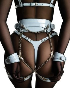 Anoeses Restraint Set "Nellie" Light Blue Patent 12 Anoeses Restraint Set