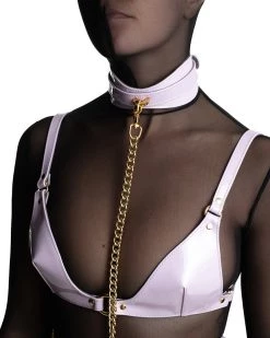 Anoeses Collar "Nellie" Lilac Patent