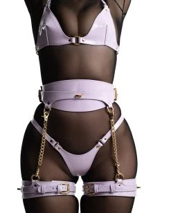 Anoeses Belt “Nellie” Lilac Patent Restraint