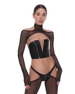 ANOESES Bodysuit Set "Esme" Black New 12 ANOESES Bodysuit Set