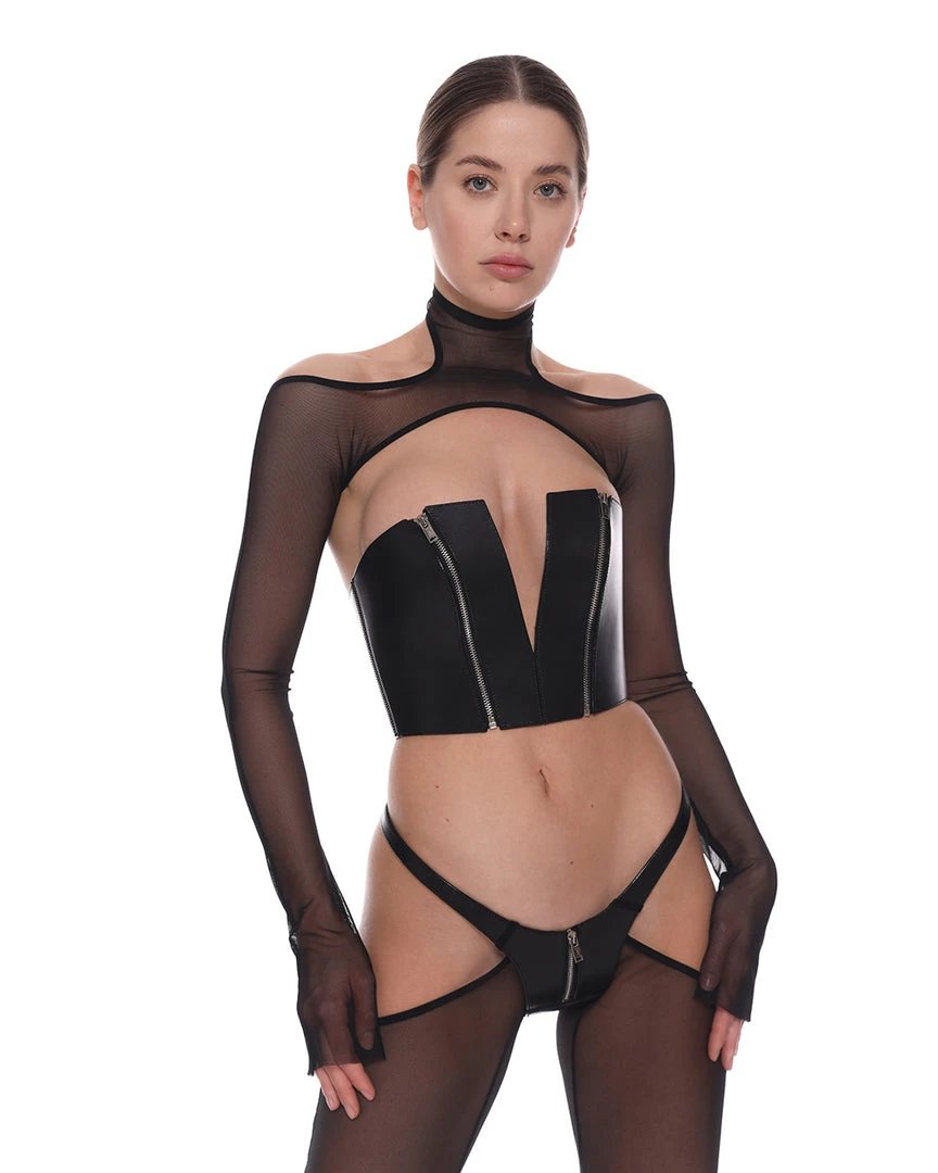 ANOESES Bodysuit Set "Esme" Black New 6 ANOESES Bodysuit Set "Esme" Black New