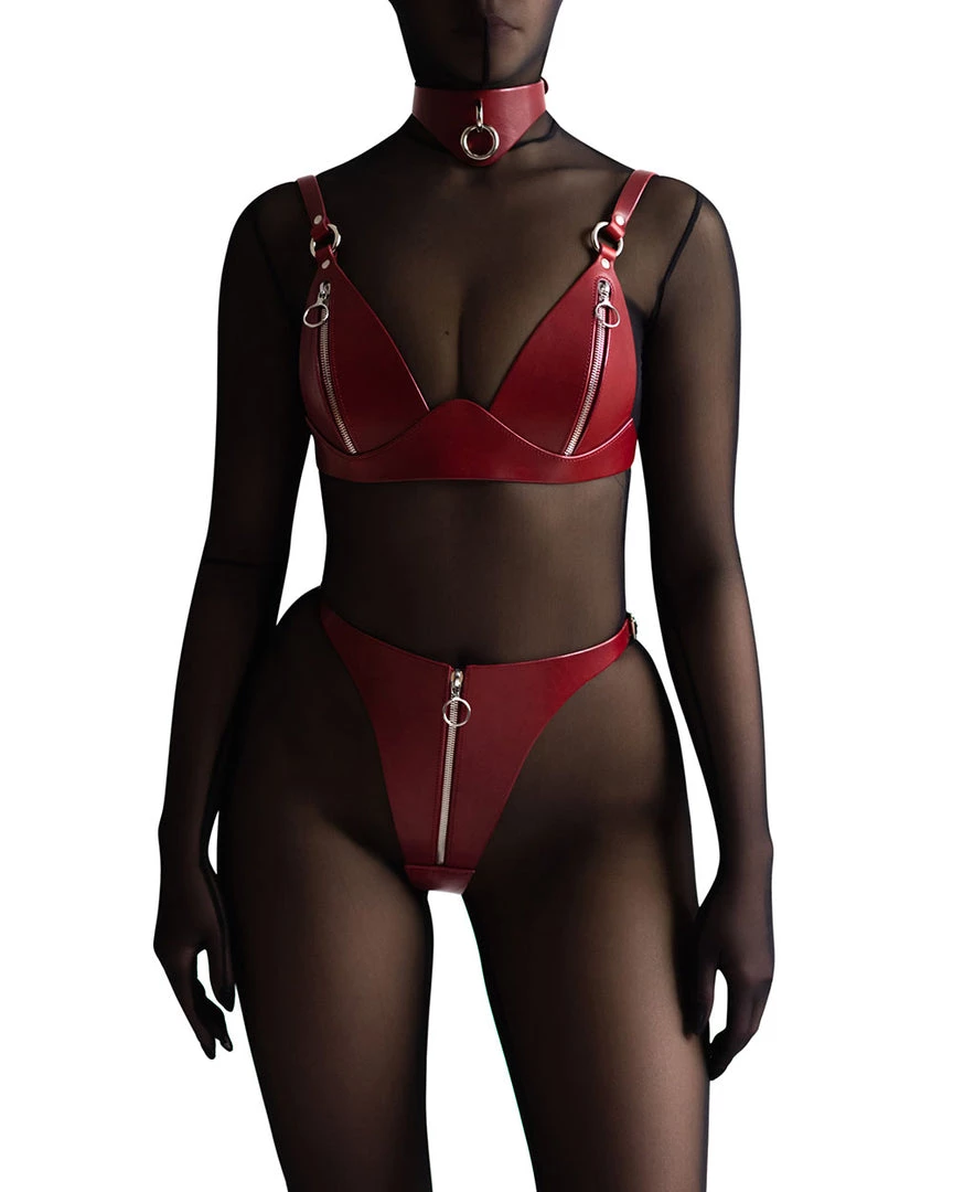 Anoeses Lingerie Set "Aletta" Red 3 Anoeses Lingerie Set "Aletta" Red