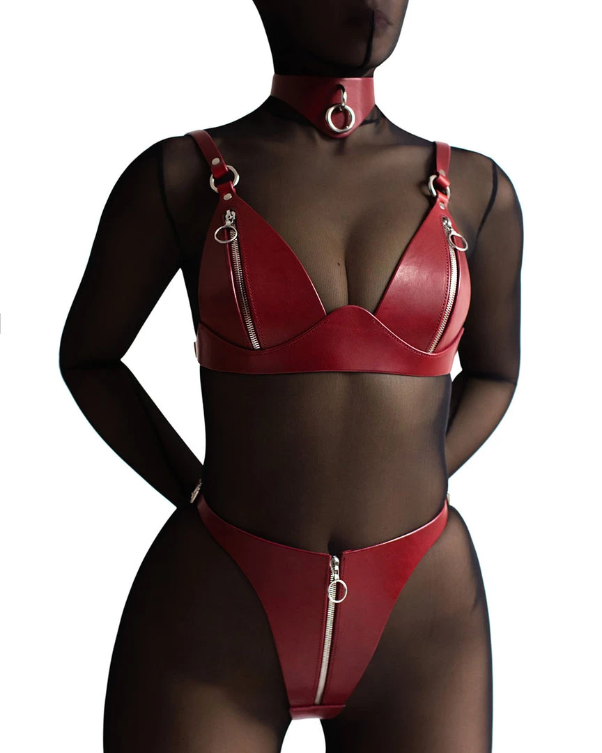 Restrict Lingerie Panties "Aletta" Red 4 Restrict Lingerie Panties "Aletta" Red