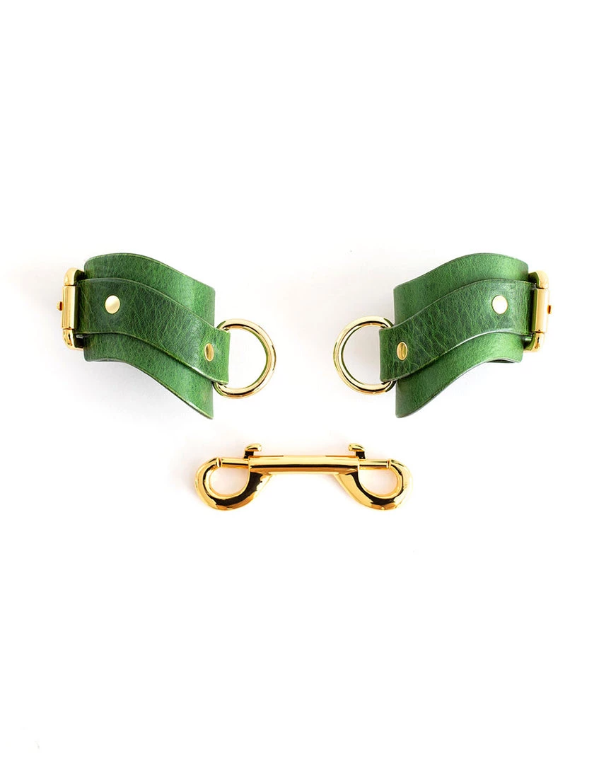 Anoeses Restraint Hand & Ankle Cuffs "URANIA" Green 3 Anoeses Restraint Hand & Ankle Cuffs "URANIA" Green