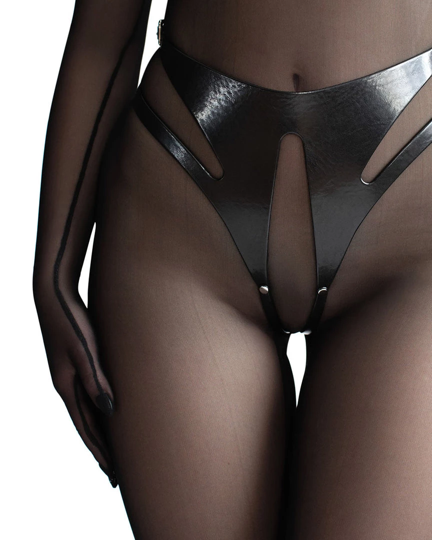 Restrict Lingerie Panties "Elida" Black (high Waist) 4 Restrict Lingerie Panties "Elida" Black (high Waist)