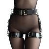 ANOESES Set With Garters "UNO" Black Restraint