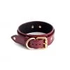 Anoeses Collar "Aura" Burgundy Patent