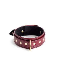 Anoeses Collar "Aura" Burgundy Patent Sale
