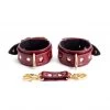 Anoeses Ankle Cuffs "Aura" Burgundy Patent Sale