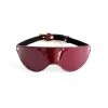 Anoeses Masks, Blindfolds Soft Leather Blindfold Mask Burgundy Patent