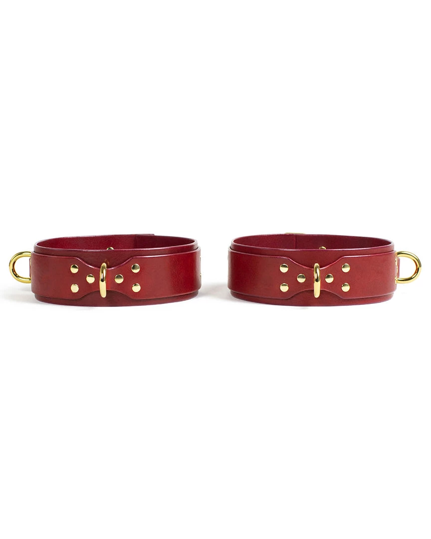 ANOESES Thigh Cuffs "UNO" Red Restraint 4 ANOESES Thigh Cuffs "UNO" Red Restraint