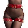 ANOESES Set With Garters "UNO" Red Restraint