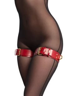 ANOESES Thigh Cuffs "UNO" Red Restraint 8 ANOESES Thigh Cuffs