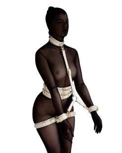 Anoeses Soft Leather Long Triple Fixation Restraint