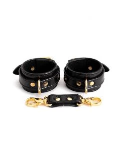 Anoeses Hand & Ankle Cuffs "Dita" Vegan Black Restraint