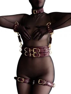 Anoeses Belt “Aura” Burgundy Restraint