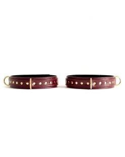 Anoeses Thigh Cuffs "Aura" Burgundy Restraint