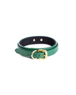 Anoeses Collar Mini "Dita" Emerald Collars, Leashes