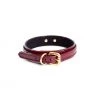 Anoeses Collars, Leashes Collar Mini "Dita" Burgundy Patent