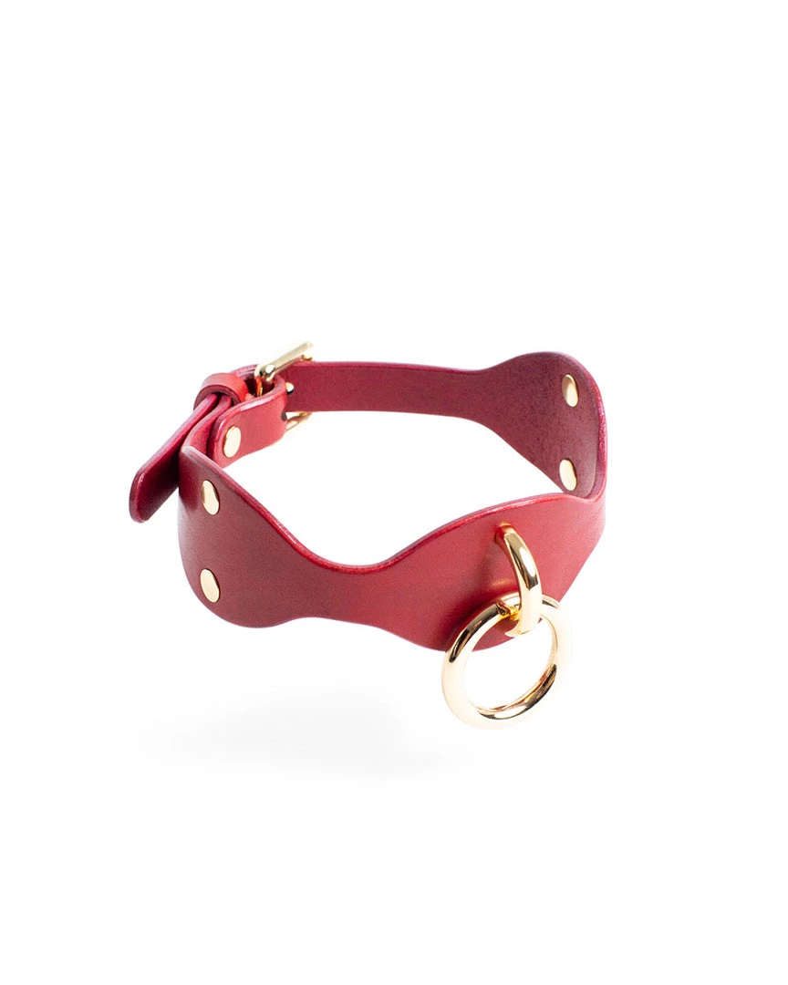 Anoeses Collar "Reina" Red Restraint 4 Anoeses Collar "Reina" Red Restraint
