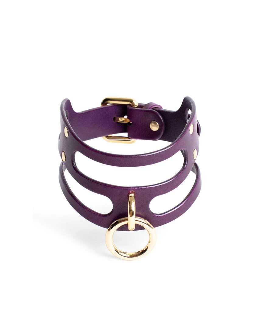 Anoeses Restraint Collar "Liam" Violet 3 Anoeses Restraint Collar "Liam" Violet