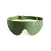 Anoeses Hard Leather Blindfold Mask Green Restraint
