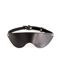 Anoeses Soft Leather Blindfold Mask Black