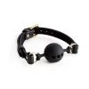 Anoeses Restraint Soft Leather Gag Black 1 Anoeses Restraint Soft Leather Gag Black