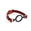 Anoeses Restraint Hard Leather Gag Red