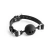 Anoeses Hard Leather Gag Black Restraint
