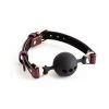 Anoeses Soft Leather Gag Burgundy Patent