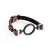 Anoeses Soft Leather Gag Burgundy